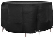 vidaXL Capa para mobília de jardim c/ 10 ilhós Ø230x90 cm redondo