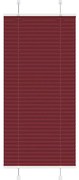 vidaXL Plissado Cego Bordéus Vermelho 55x100 cm Largura Tecido 54,4 cm