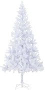 vidaXL Árvore de Natal artificial com suporte de aço 210 cm 910 ramos