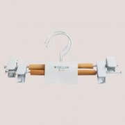 Conjunto De 2 Cabides Com Pinça Corin Kids Branco - Sklum