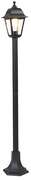 Lanterna clássica preta 122 cm IP44 - Capital Clássico / Antigo
