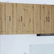 vidaXL Armário de Cozinha com porta Carvalho Artesanal 50 x 31 x 80 cm