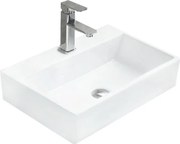 Mexen Paula lavatório sobre bancada 53 x 36 cm, branco - 21935300