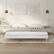 vidaXL Mesas de cabeceira 2 pcs 40x35x47 cm branco brilhante