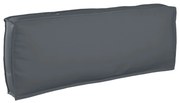 vidaXL Almofada Antracite 120 x 40 x 12 cm Tecido Oxford