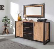 Console Cosmo – Atlantic Pine Black – 160x80x45 cm