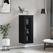 vidaXL Armário de parede 34,5x34x90 cm preto