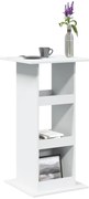 vidaXL Mesa de bar c/ arrumação 60x60x102 cm derivados madeira branco