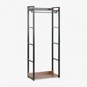 Cabide Em Aço E Mdf Ariaster Preto - Sklum