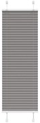vidaXL Antracite Plissada Cega 45x150 cm Largura Tecido 44,4 cm