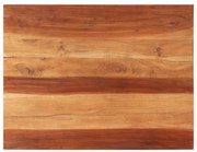 vidaXL Tampo de mesa madeira de acácia maciça 15-16 mm 70x90 cm