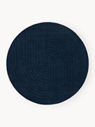 Tapete redondo em lã artesanal Mason