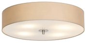 Candeeiro de teto rústico bege 50 cm - Drum Moderno,Country / Rústico