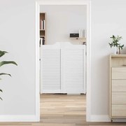 vidaXL Portas de batente design de persiana 2-Par 90x80 cm branco