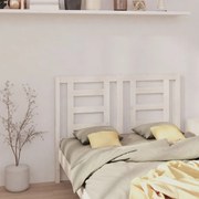 Cabeceira de cama 146x4x100 cm pinho maciço branco