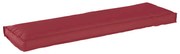 vidaXL Almofada de Pallet para Banco Bordô 140x40x8 cm em Tecido Oxford