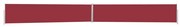 vidaXL Toldo lateral retrátil 140x1200 cm vermelho