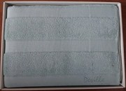 6 cores Jogo de Toalhas 100% algodão 550 gr./m2 - Tinta organica - Bordado Devilla Home: Azul 1 Toalha P/ medida 70x140 cm - 50x100 cm - 30x50 cm