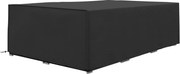 Outsunny Capa para Mobiliário de Jardim 222x155x67 cm Tecido Oxford Impermeável Preto | Aosom Portugal