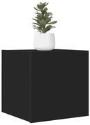 vidaXL Móvel de TV de parede 30,5x30x30 cm preto
