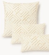 Fronha de almofada em percal de algodão com design tufado Phil