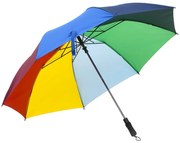 vidaXL Guarda-chuva dobrável automático 124 cm multicor