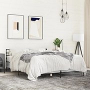vidaXL Estrutura de cama 140x200 cm derivados de madeira/metal