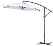 Chapéu de Sol Excêntrico Sunny 3m - Branco