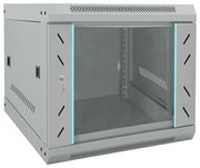 vidaXL Armário de Rede com armazenamento Cinzeto 53 x 60 x 45 cm Aço