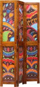 vidaXL Divisor de Ambiente Marrom mel 105 x 1,5 x 180 cm