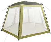 vidaXL Tenda para piscina 500x433x250 cm tecido verde