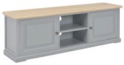 vidaXL Móvel de TV 120x30x40 cm madeira cinzento