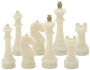 JOGO DE XADREZ QUARZY 8 PEÇAS SORTIDAS CM Ø 4,4X9,2-4,3X13,3-5X16-X4,5X10,3