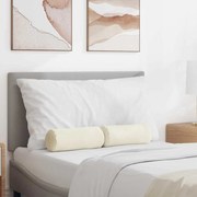 vidaXL Almofadas de Apoio 2 pcs Creme Ø 15 x 40 cm