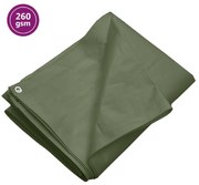 Lona 260 g/m² 3x5 m PEAD verde