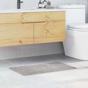 vidaXL Tapete de Banho Antiderrapante Cinzeto 50 x 80 cm PP