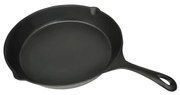 vidaXL Frigideira de ferro fundido redonda 30 cm