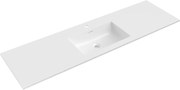 Mexen Otis lavatório embutido no balcão 161 x 46,5 cm, branco brilhante - 25181600