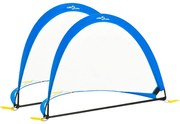 vidaXL Baliza de futebol infantil 2 pcs 119x82x84,5cm