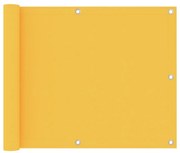 vidaXL Tela de varanda 75x500 cm tecido Oxford amarelo