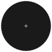 vidaXL Tapete de salto para trampolim 4,57 m redondo preto