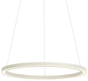 Candeeiro suspenso de design bege 60cm incl. LED regulável em 3 níveis - Girello Design