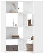 vidaXL Estante canto 4 prateleiras 85x85x140 cm deriv. madeira branco
