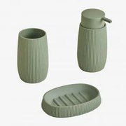 Conjunto De Banho Aristide Verde Escuro - Sklum