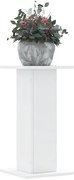 vidaXL Suportes p/ plantas 2 pcs 30x30x60 cm derivados madeira branco