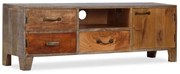 Móvel de TV vintage em madeira de maciça 118x30x40 cm