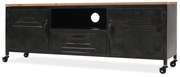 vidaXL Móvel de TV 120x30x43 cm preto