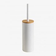 Escova Sanitária De Cerâmica E Bambu Elvan Branco - Sklum