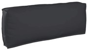 vidaXL Almofada Preto 120 x 40 x 12 cm Tecido Oxford