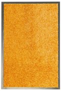 vidaXL Tapete de porta lavável 40x60 cm laranja